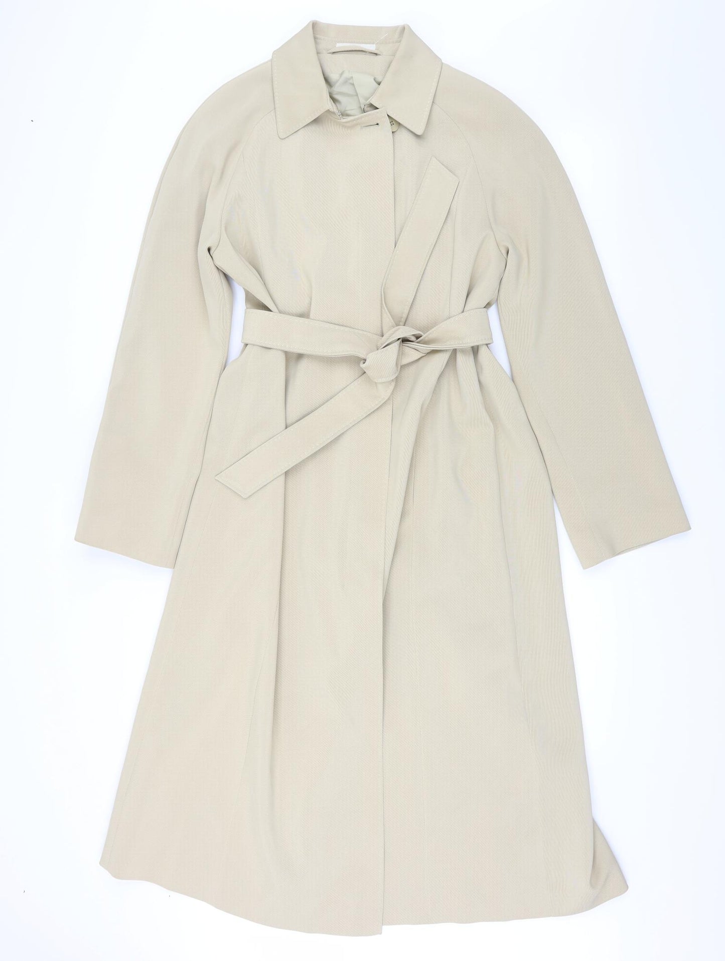 Marks and Spencer Womens Beige   Trench Coat Jacket Size 12