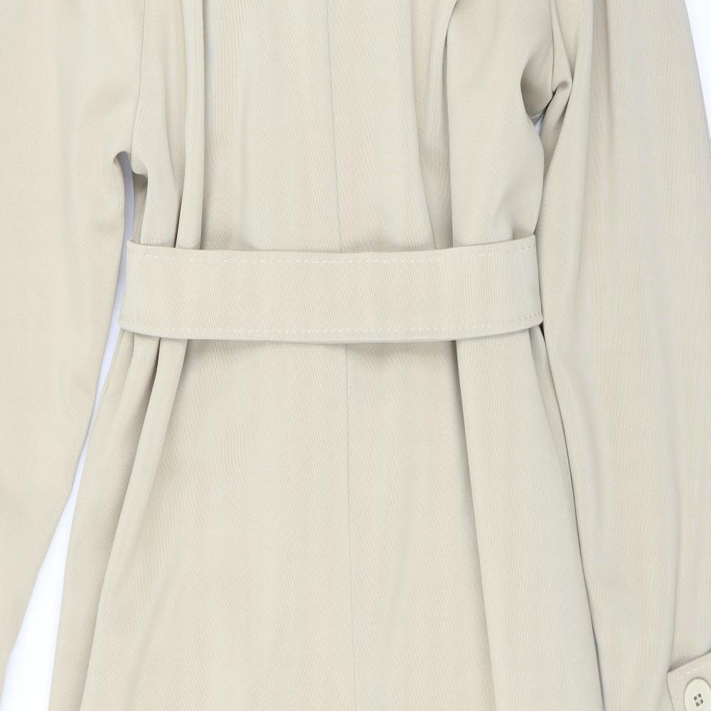 Marks and Spencer Womens Beige   Trench Coat Jacket Size 12