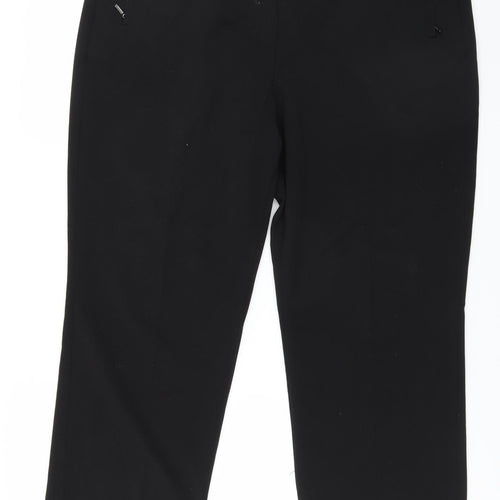 Marks and Spencer Womens Black   Trousers  Size 16 L27 in