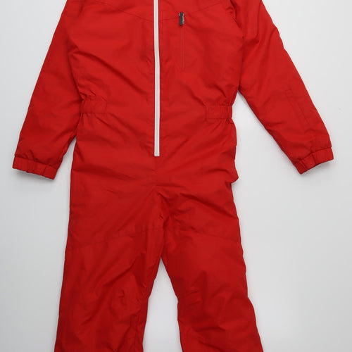 wed'ze Boys Red   Ski Jacket Snowsuit Size 14 Years