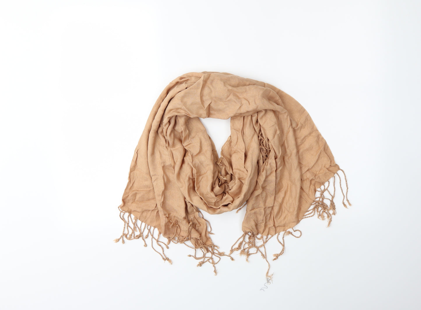 Preworn Womens Beige    Scarf