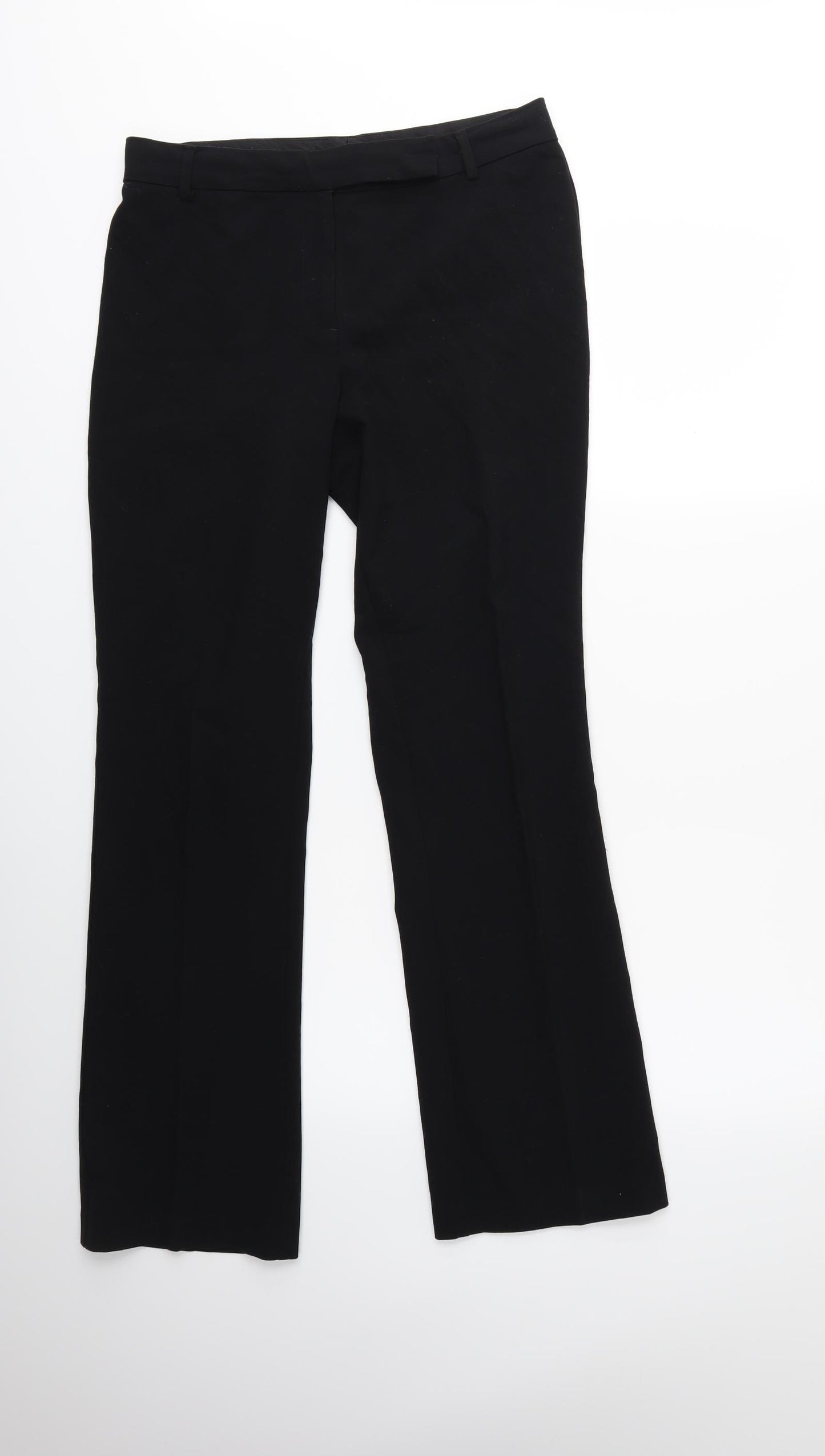 Marks and Spencer Womens Black   Trousers  Size 10 L30 in