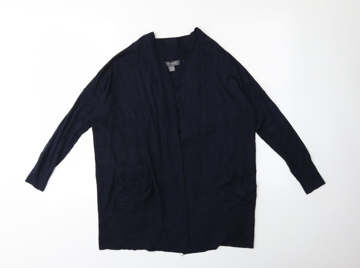 Primark Womens Blue  Knit Cardigan Jumper Size 6