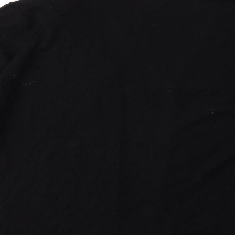 Jacques Vert Womens Black  Knit Cardigan Jumper Size L