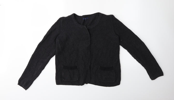 Gap Womens Grey Knit Cardigan Jumper Size M