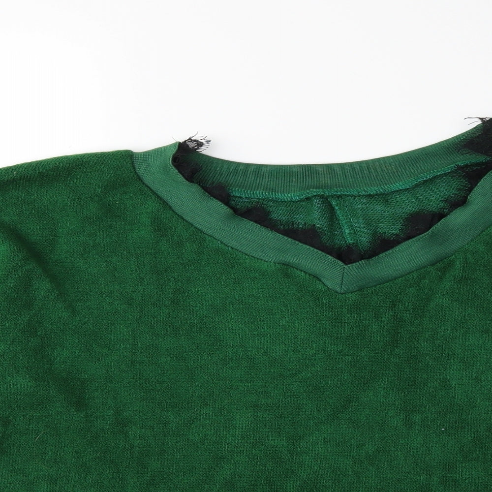 Preworn Womens Green  Knit Pullover Jumper Size XL