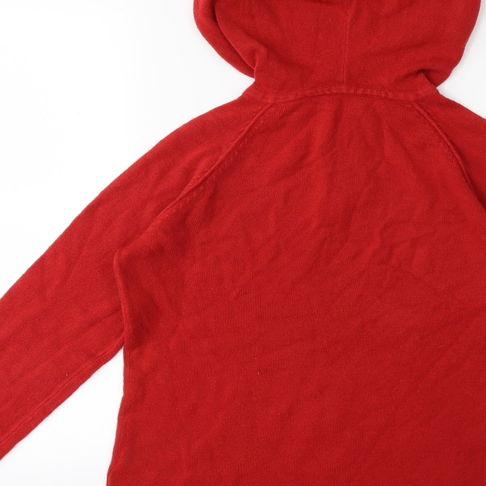 Dorothy Perkins Womens Red  Knit Pullover Jumper Size 10