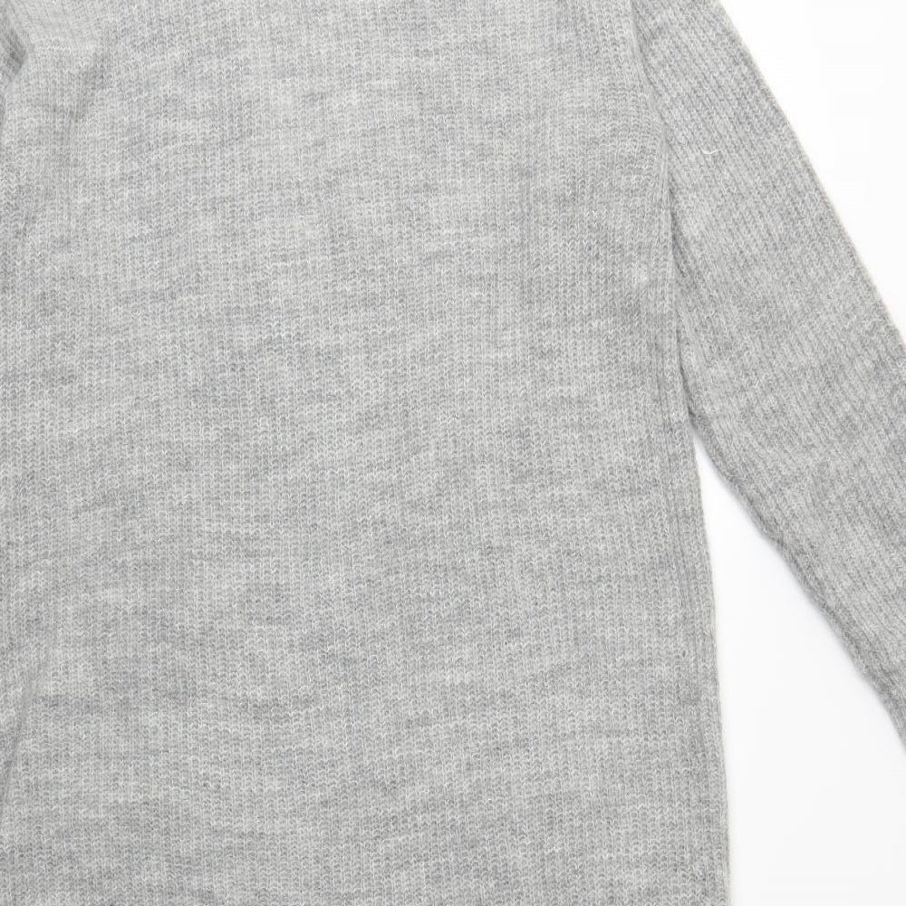 Avenue Womens Grey  Knit Cardigan Jumper Size 14