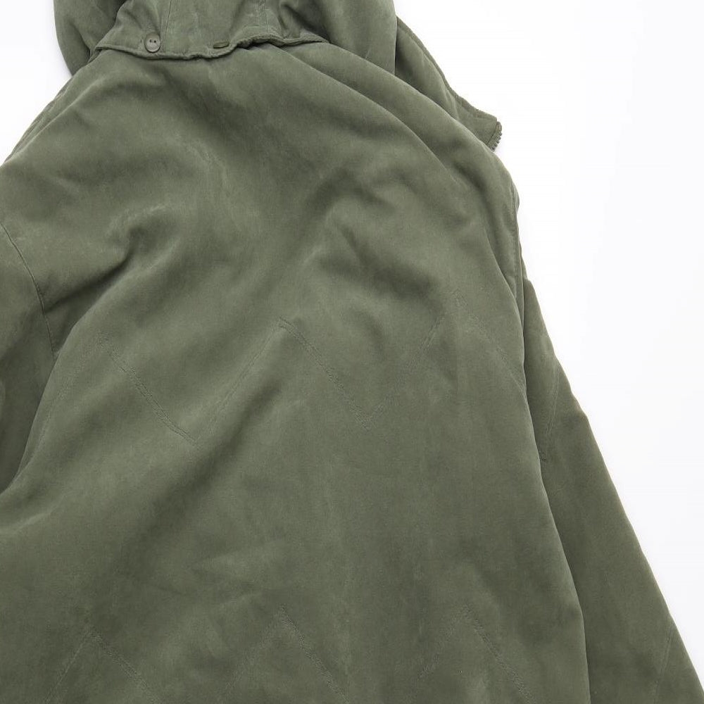 Bonmarché Womens Green   Overcoat Coat Size L