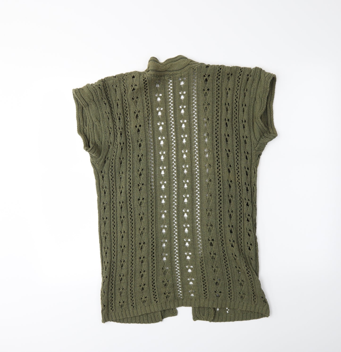 evie Womens Green  Knit Cardigan Jumper Size 12