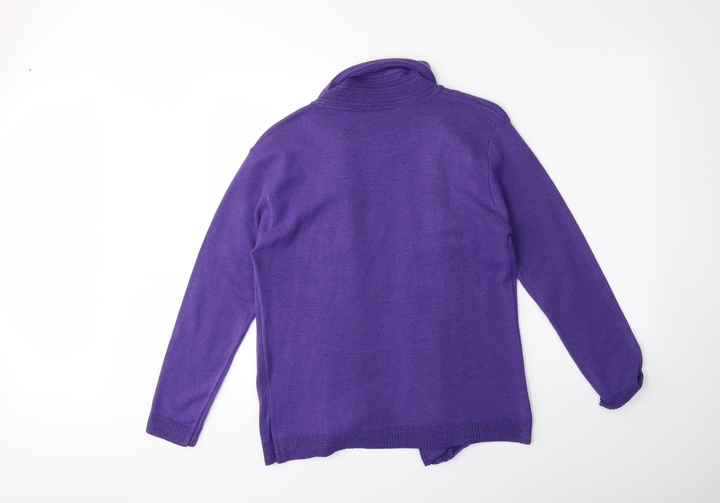 Vida Vi Womens Purple   Cardigan Jumper Size M  - jumper attatrched