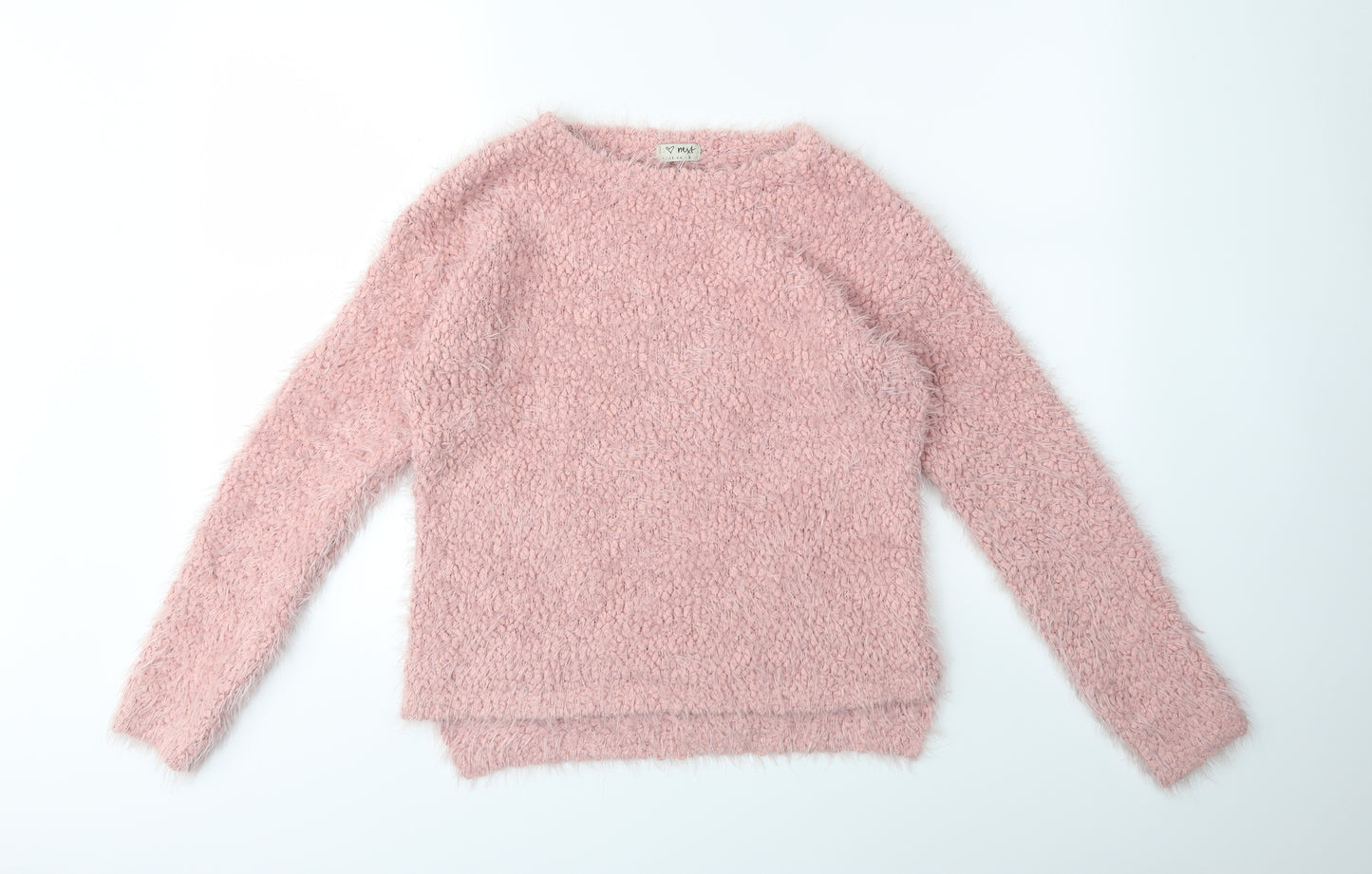 NEXT Girls Pink  Knit Pullover Jumper Size 12 Years