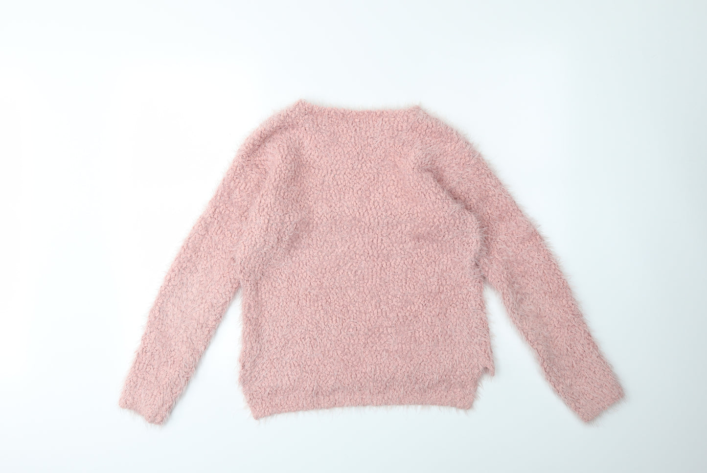 NEXT Girls Pink  Knit Pullover Jumper Size 12 Years