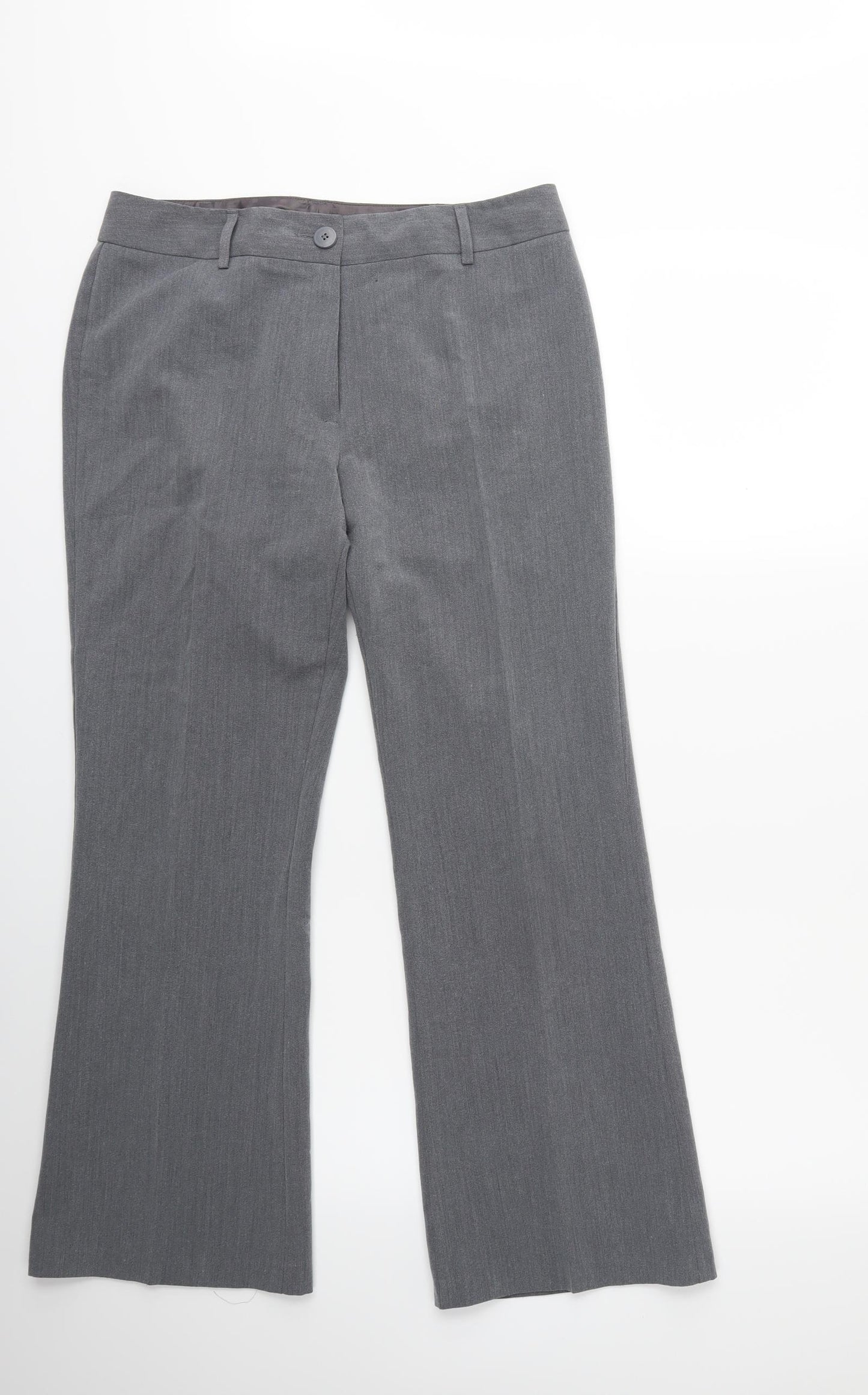Marks and Spencer Womens Grey   Trousers  Size 12 L27 in