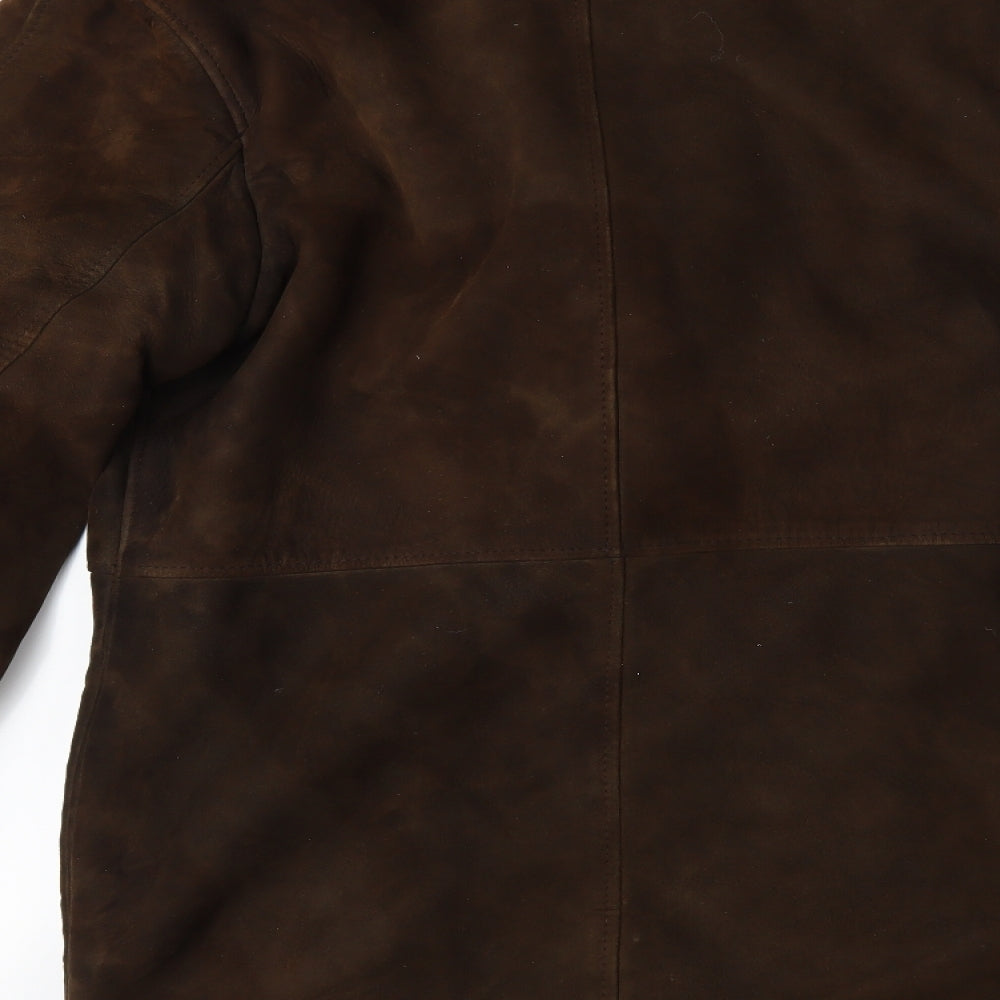 Preworn Mens Brown   Overcoat Coat Size M