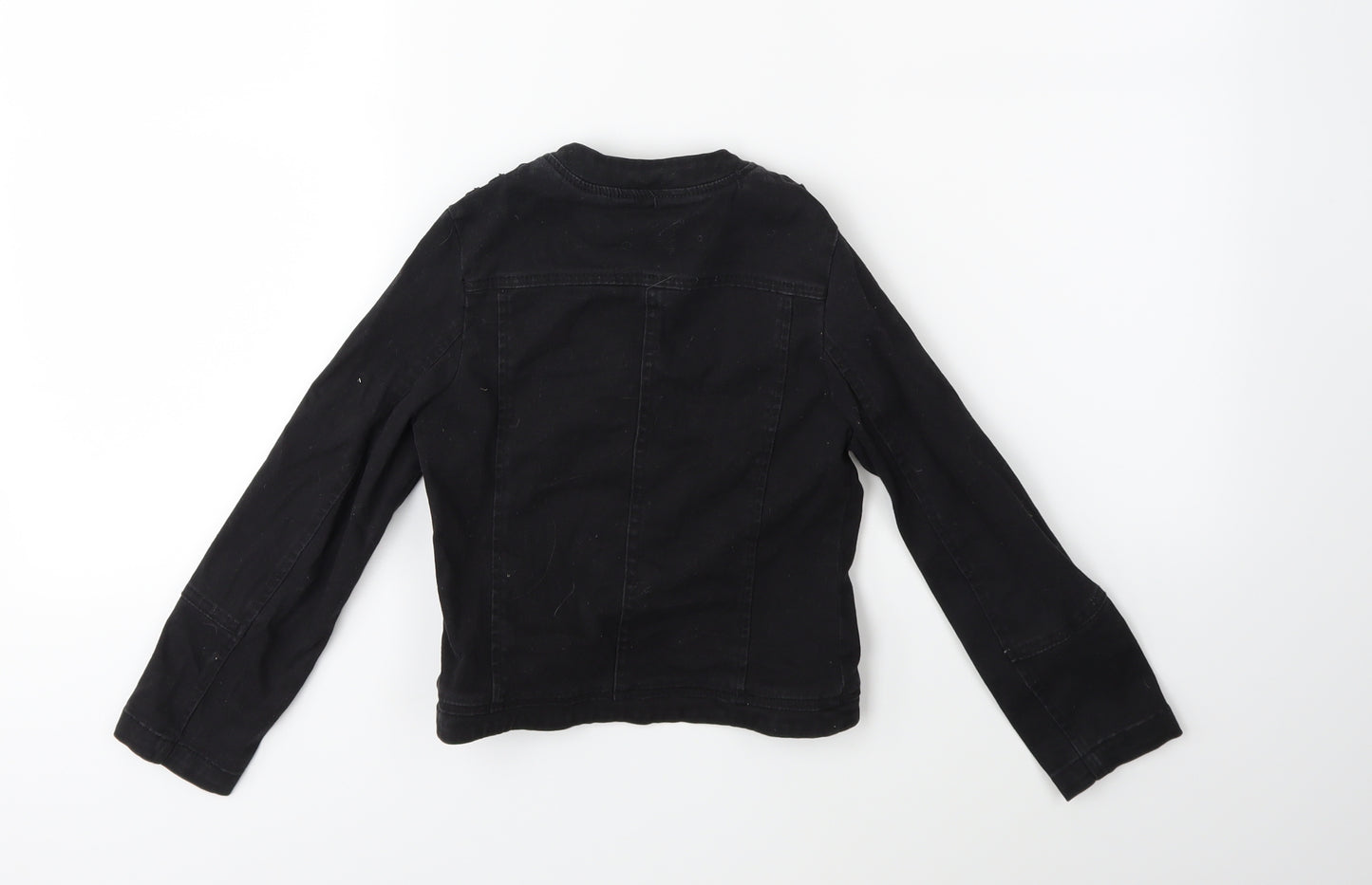 River Island Girls Black   Military Jacket Jacket Size 5 Years