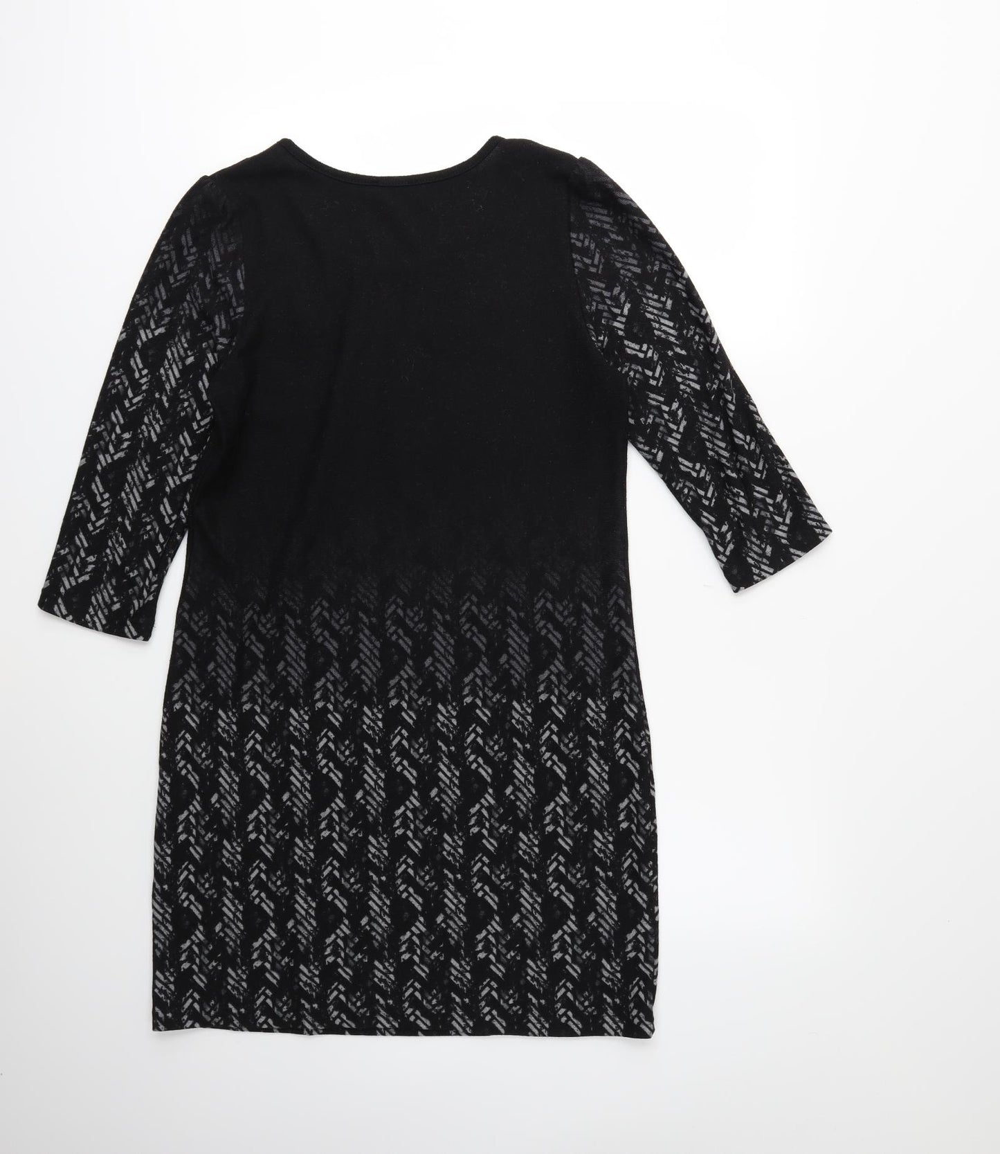Klass Womens Black  Knit Jumper Dress  Size M