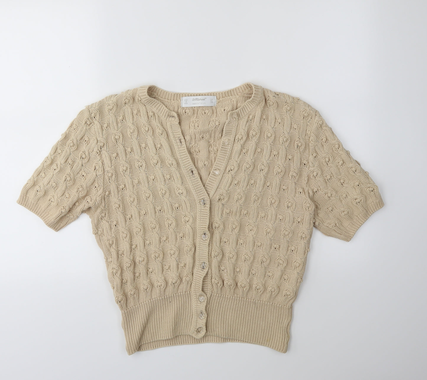 St.Micheal Womens   Knit Cardigan Jumper Size 14