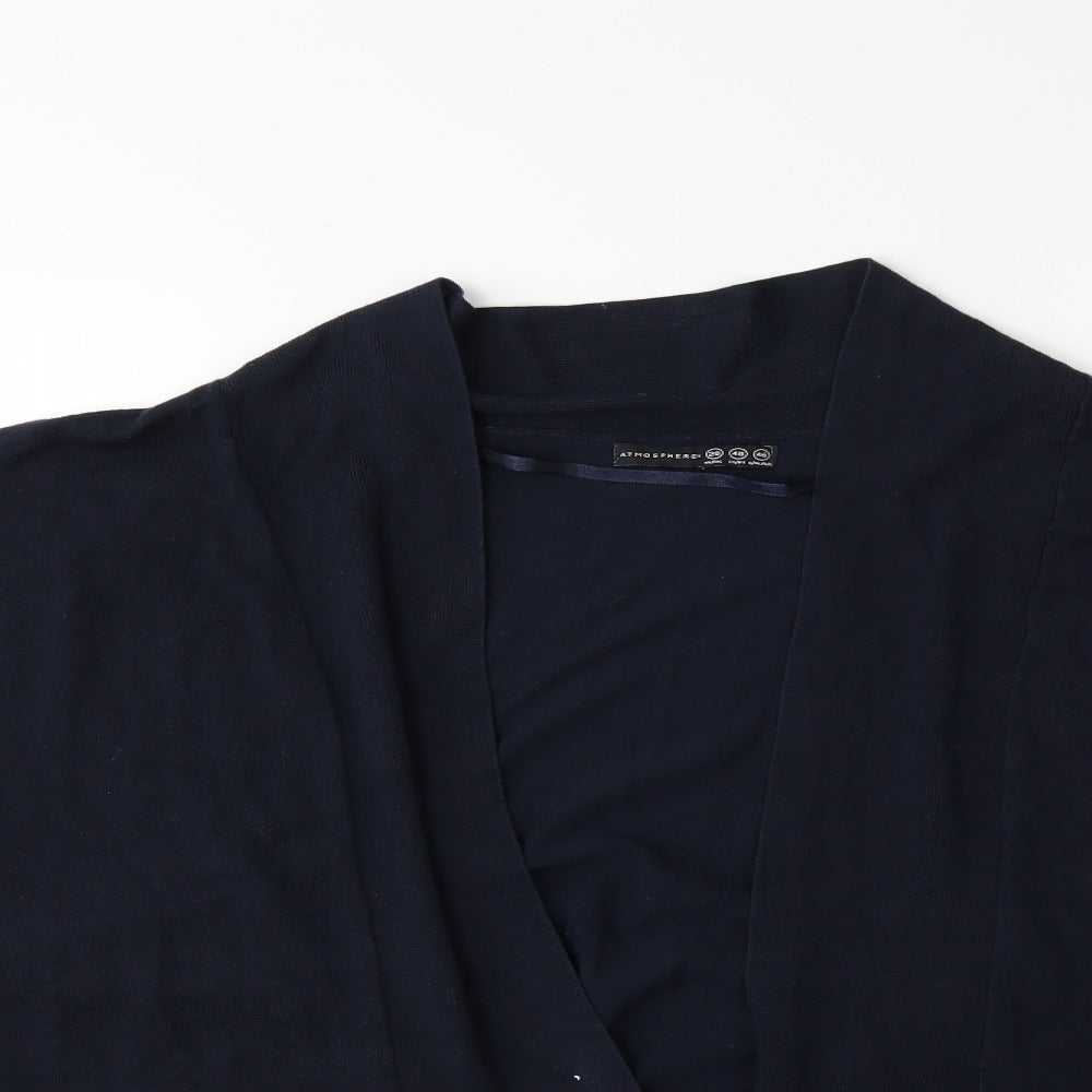 Atmosphere Womens Blue  Knit Cardigan Jumper Size 20