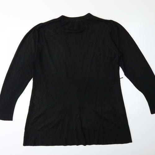 NEXT Womens Black  Knit Cardigan Jumper Size 20