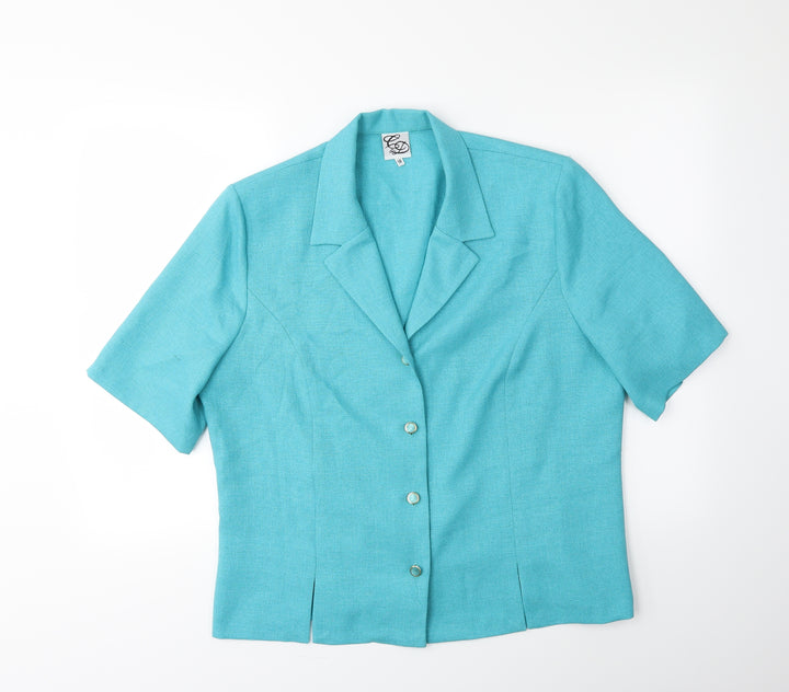 CS Womens Blue Jacket Size 18