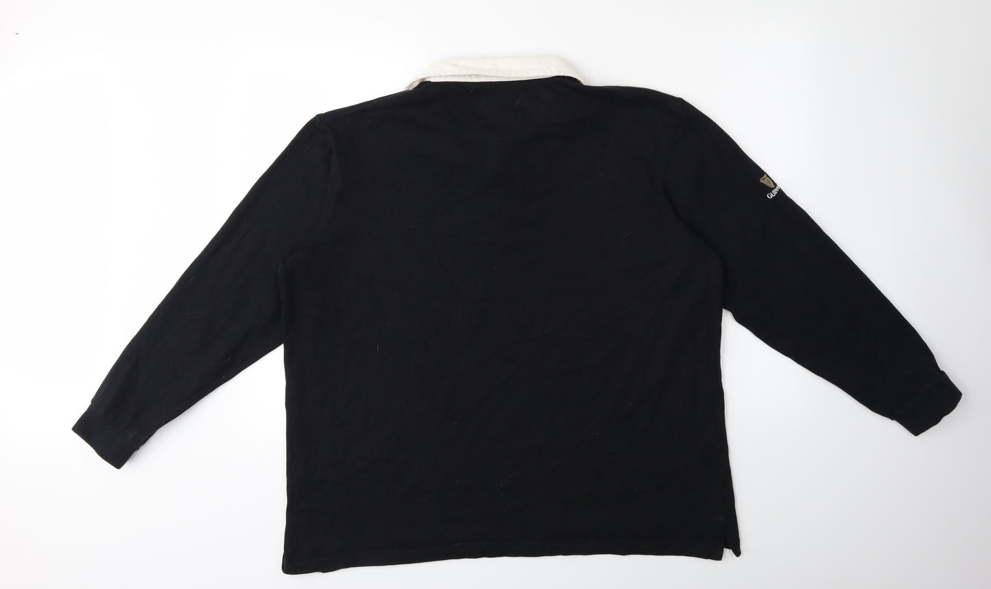 Guinness Mens Black    Polo Size XL