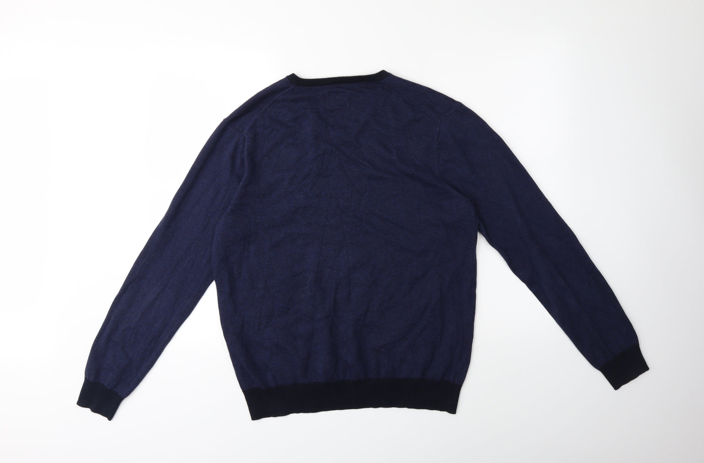 Peter Werth Mens Blue  Knit Pullover Jumper Size L