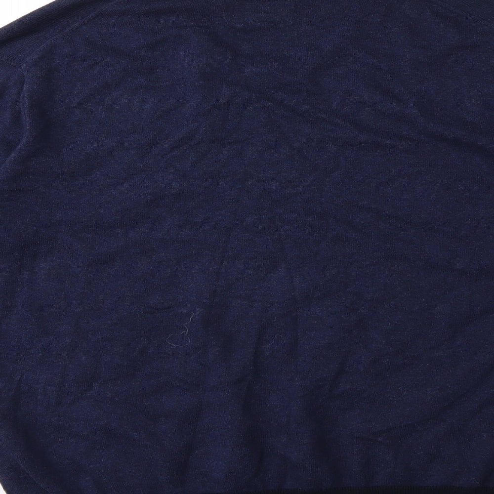 Peter Werth Mens Blue  Knit Pullover Jumper Size L