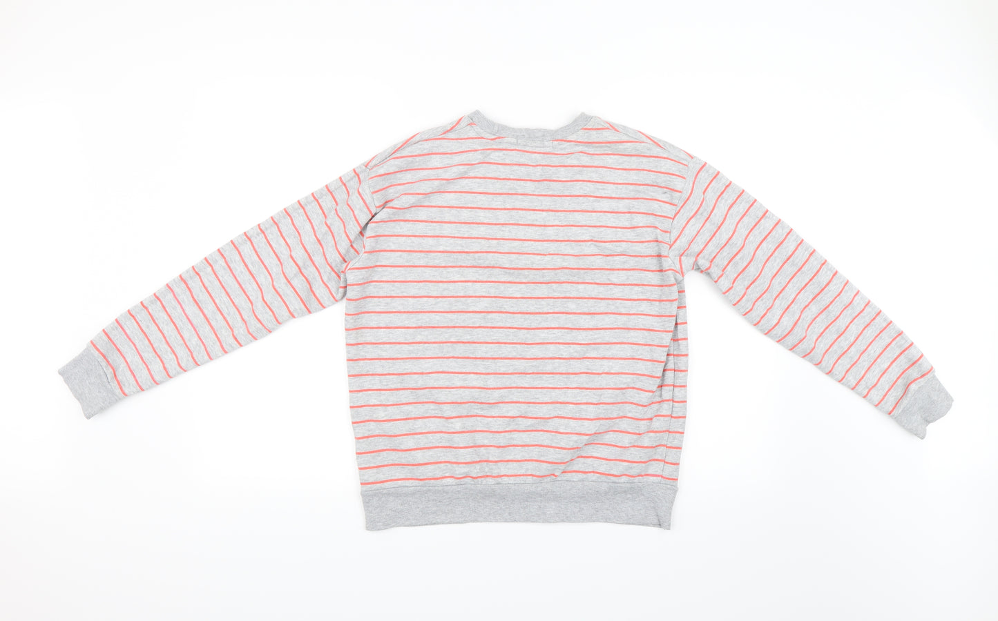 Primark Womens Grey Striped  Pullover Jumper Size XS