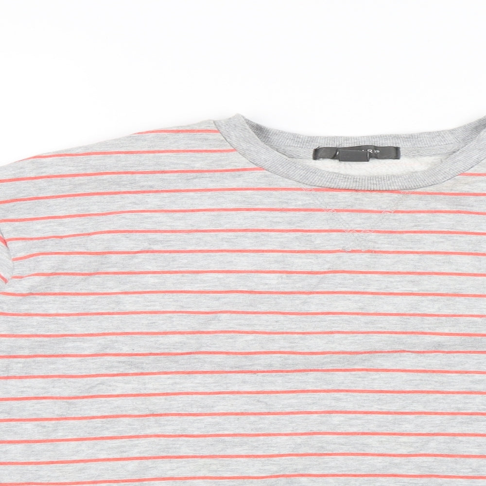 Primark Womens Grey Striped  Pullover Jumper Size XS