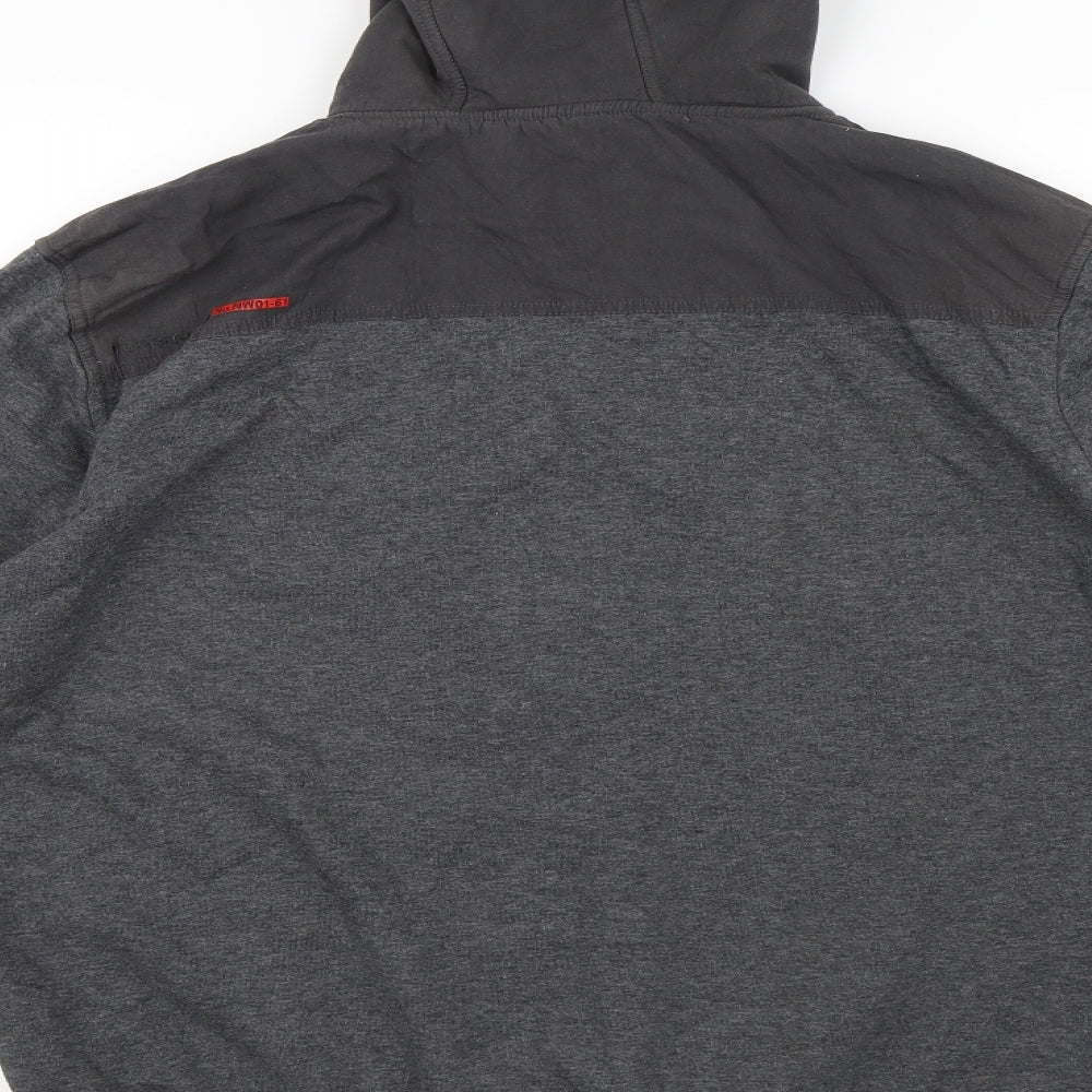 McKenzie Mens Grey   Full Zip Hoodie Size XL