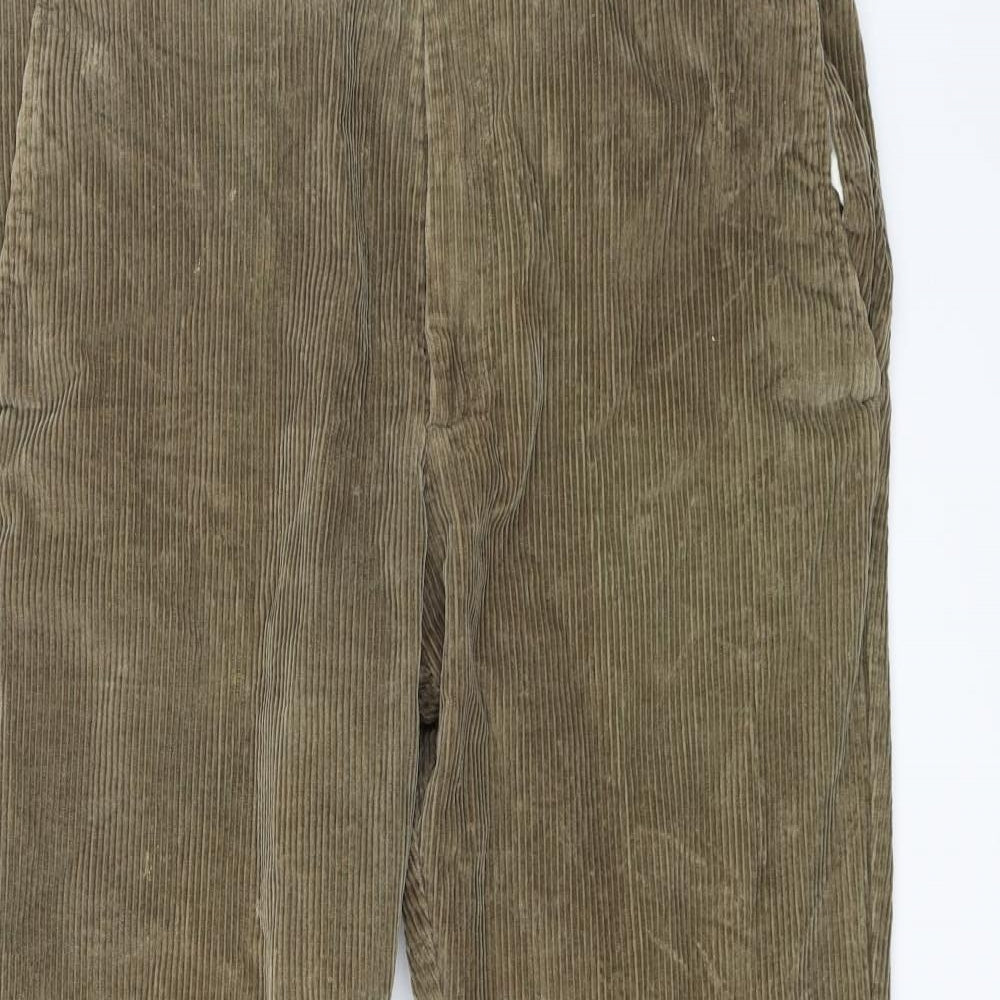 Blue Harbour Mens Green  Corduroy Trousers  Size 38 in L31 in