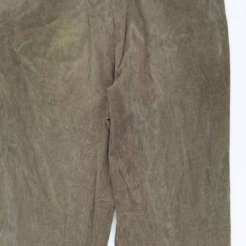 Boden Mens Green  Corduroy Trousers  Size 34 in