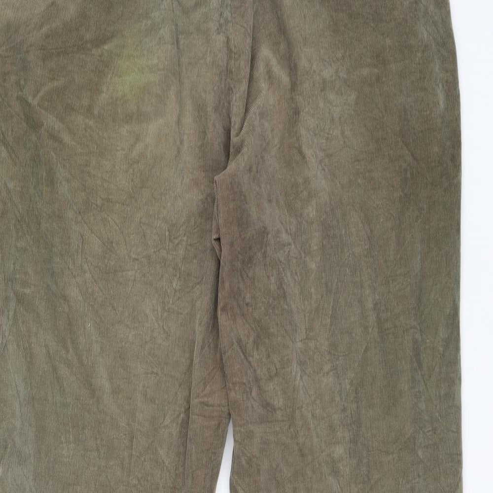 Boden Mens Green  Corduroy Trousers  Size 34 in