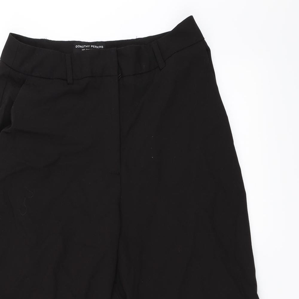 Dorothy Perkins Womens Black   Cropped Trousers Size 12 L20 in