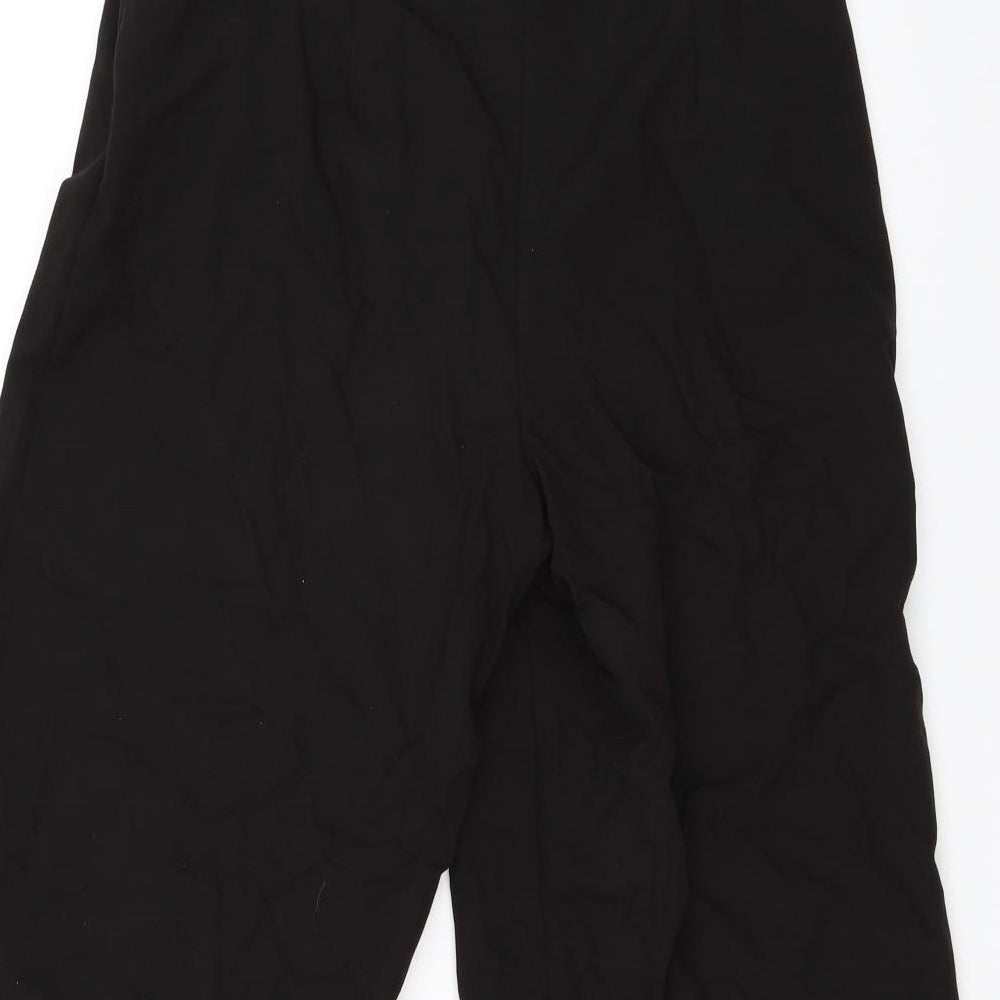 Dorothy Perkins Womens Black   Cropped Trousers Size 12 L20 in