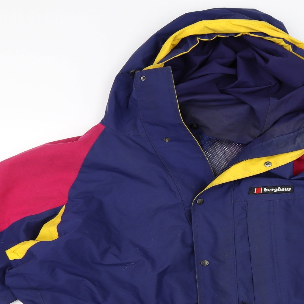Berghaus Mens Blue   Windbreaker Coat Size L