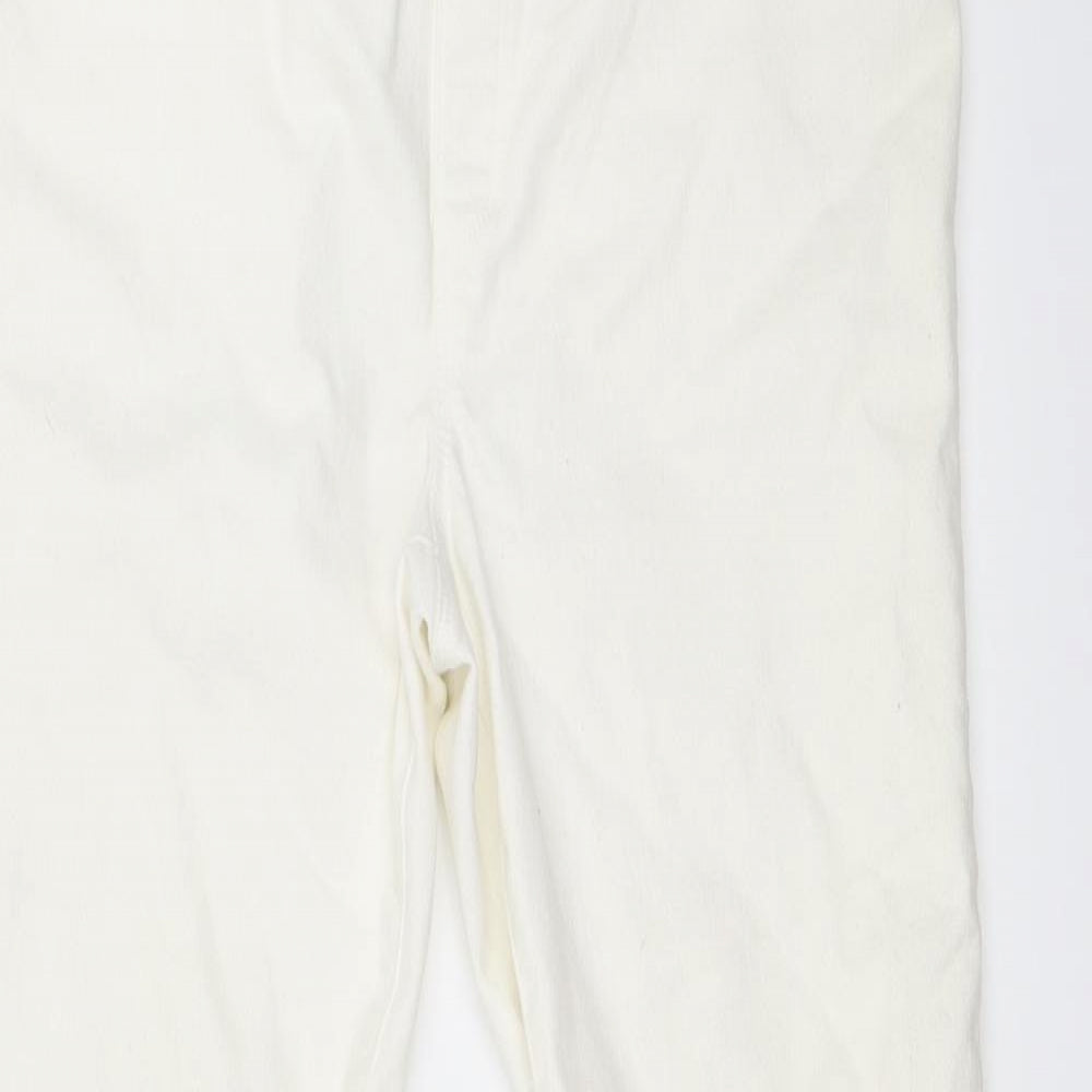 George Womens Ivory  Denim Jegging Jeans Size 14 L27.5 in