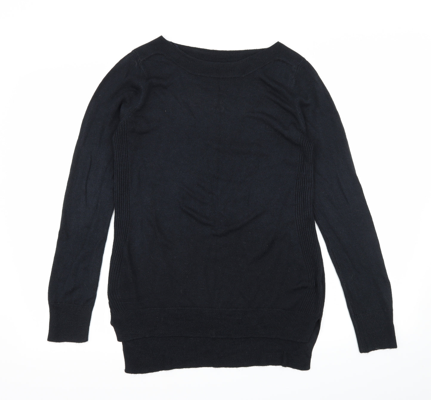 Preworn Womens Black  Knit Pullover Jumper Size 8