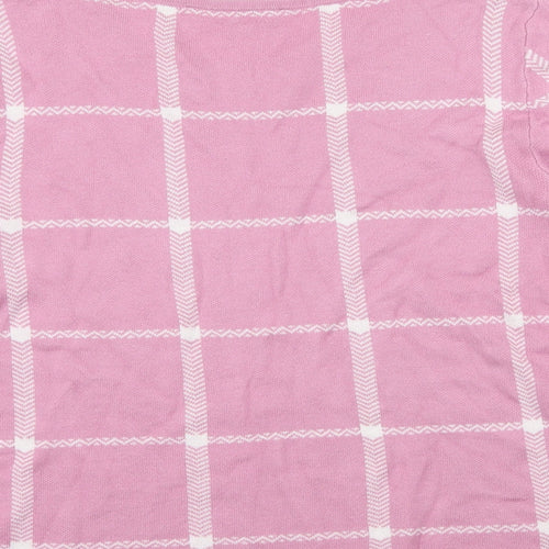 Bonmarche Womens Pink  Knit Pullover Jumper Size 12