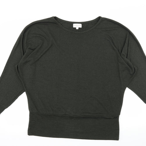 Apricot Womens Green  Knit Pullover Jumper Size M