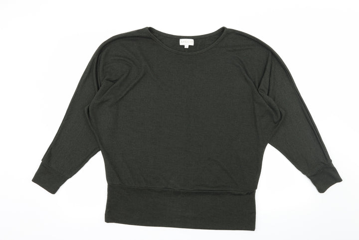 Apricot Womens Green  Knit Pullover Jumper Size M
