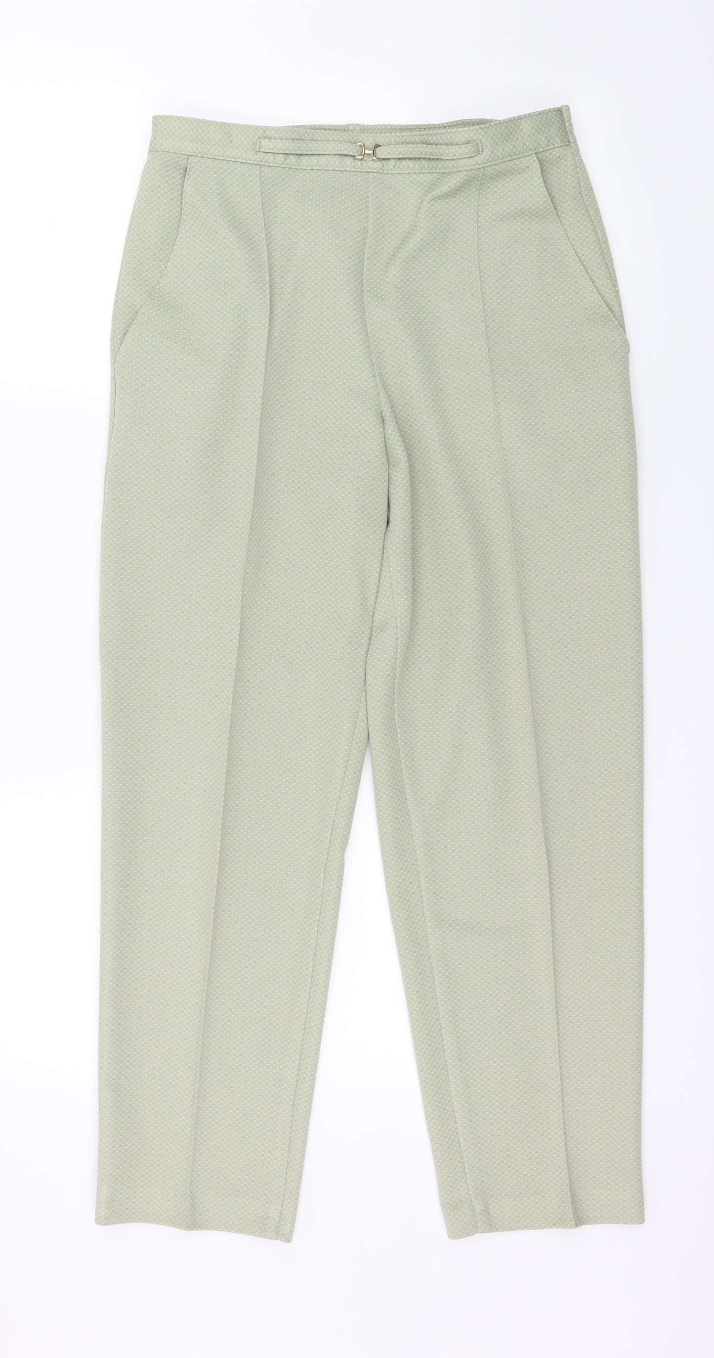 Marks and Spencer Womens Green   Trousers  Size 10 L26 in