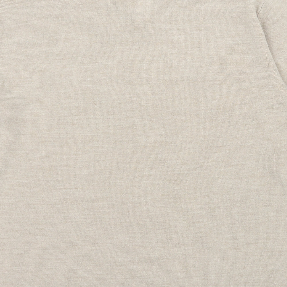 George Mens Ivory  Knit Pullover Jumper Size M