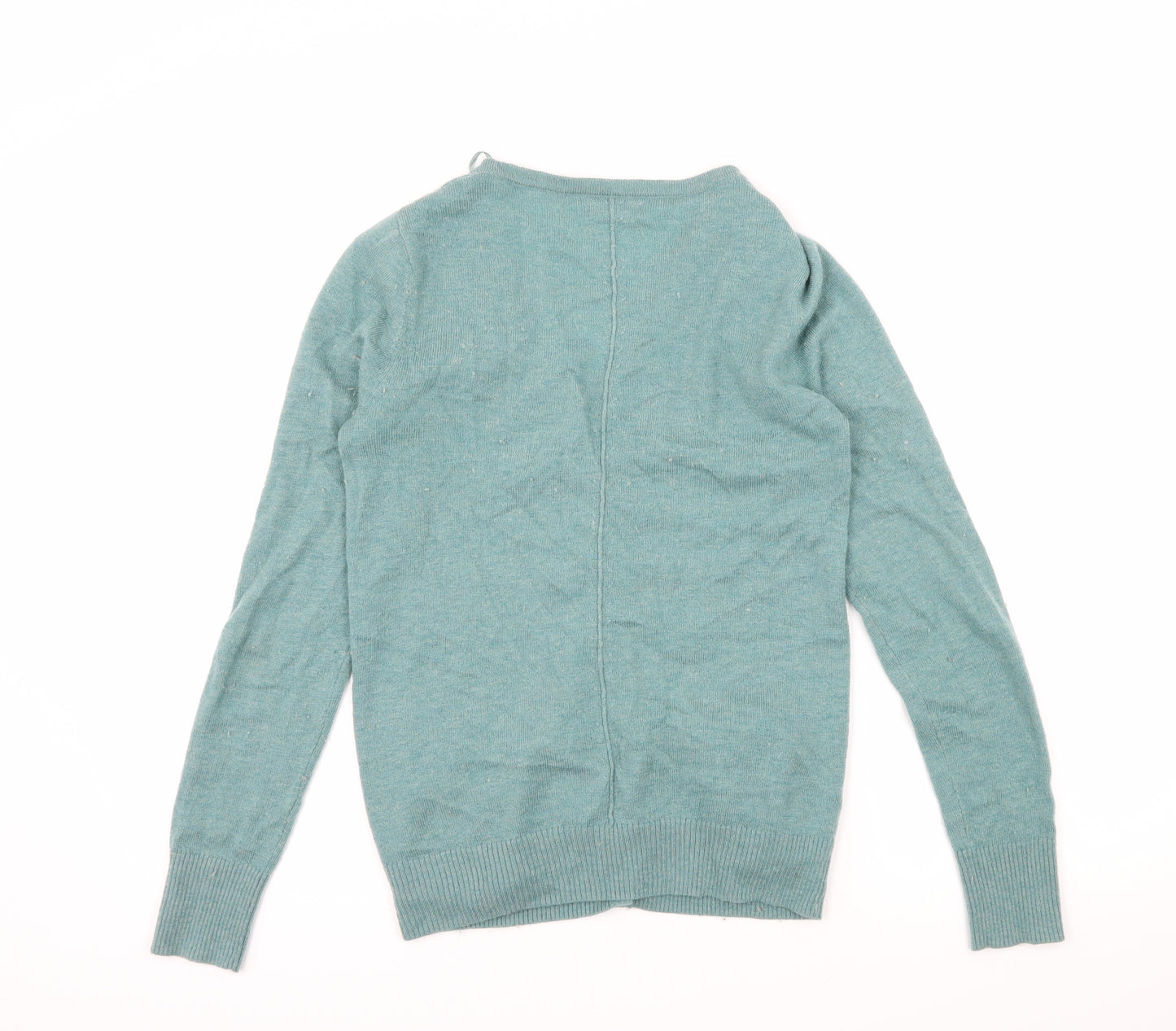 Fat Face Womens Blue  Knit Cardigan Jumper Size 6