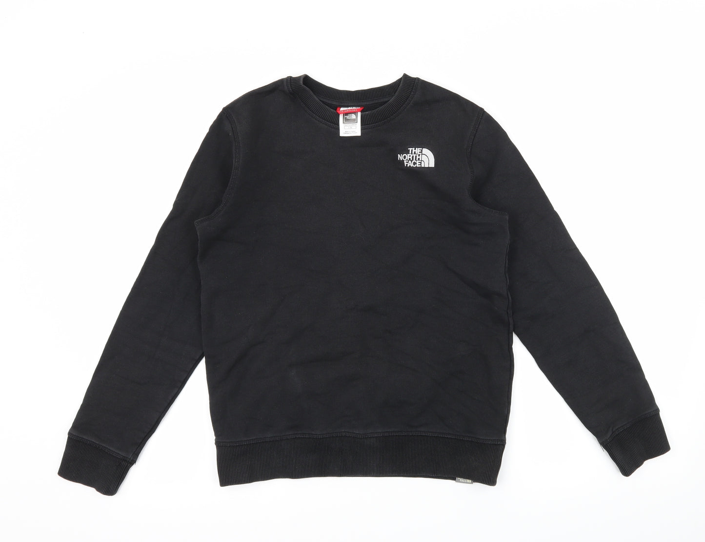 The North Face Boys Black  Jersey Pullover Sweatshirt Size L