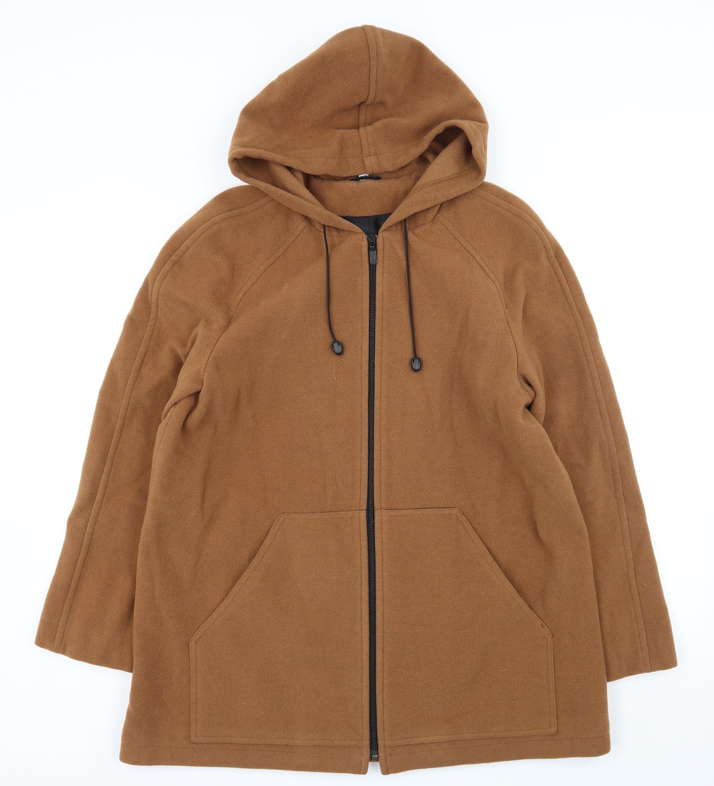 ZETA Womens Brown   Parka Coat Size 14