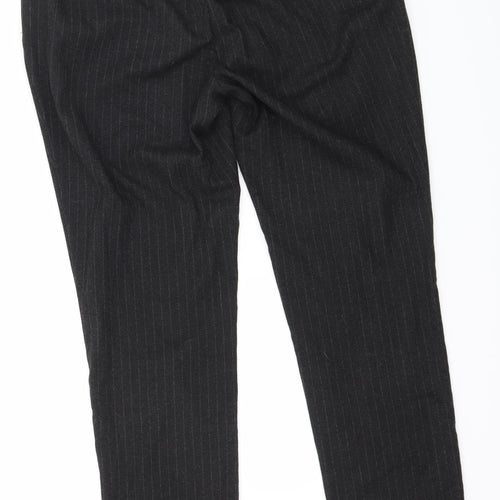 NEXT Womens Green Striped  Trousers  Size 8 L29 in
