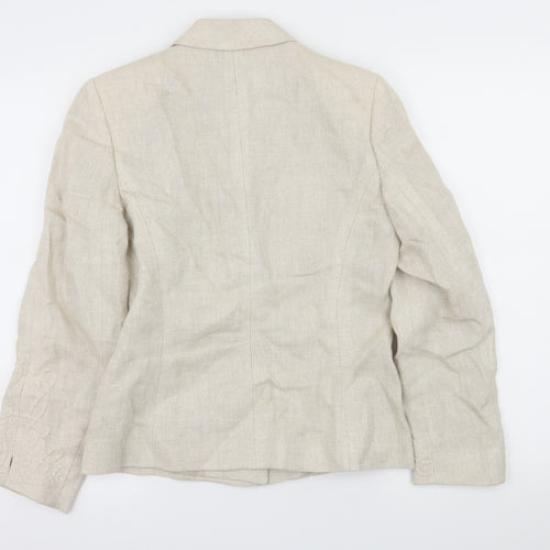 Minuet Womens Ivory   Jacket Blazer Size 8