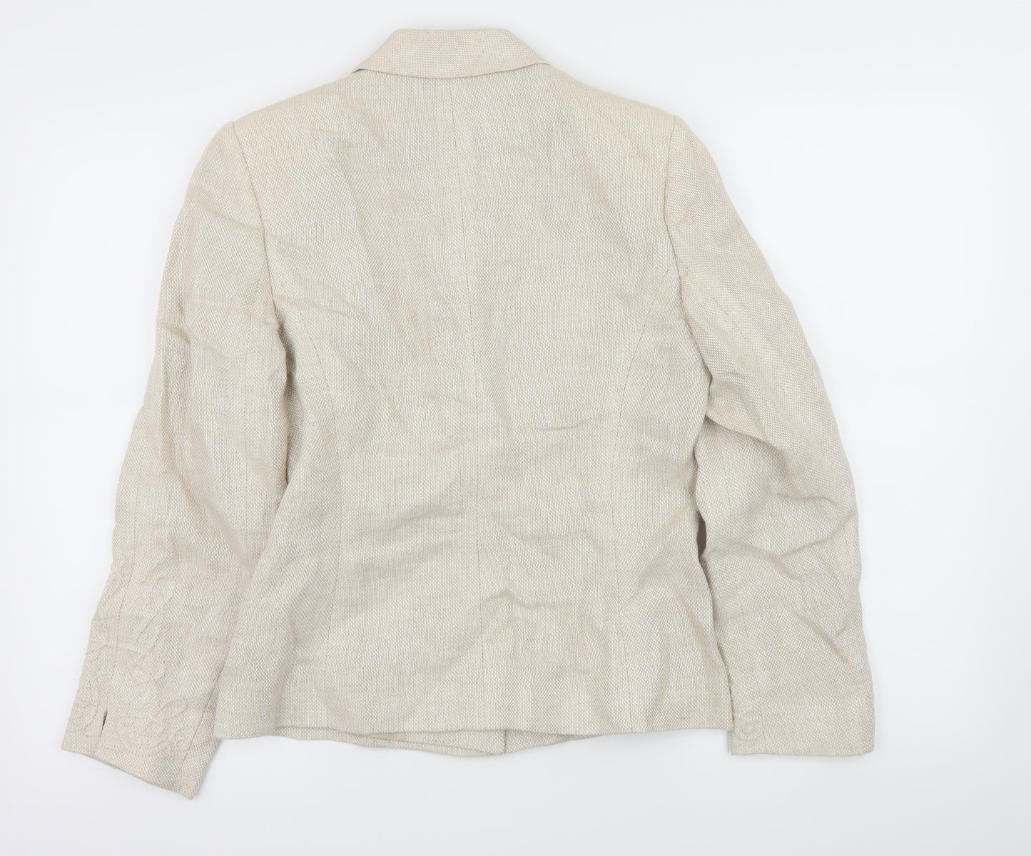 Minuet Womens Ivory   Jacket Blazer Size 8
